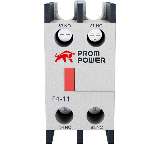 Блок вспомогательных контактов для контактора серии jlc1-d Prompower фронтального монтажа f4-20 2но F420