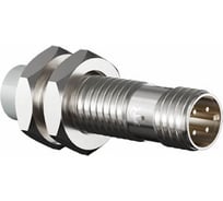 Индуктивный датчик Prompower kt112-d08pa-ds1250-ly, латунь, незаподлицо, м12, 8 мм, pnp-но, разъем м12 KT112D08PADS1250LY