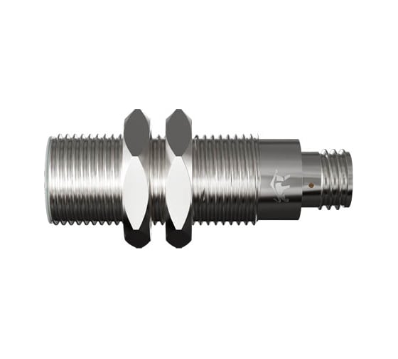Индуктивный датчик Prompower kj118-d08na-ds1248-ly, латунь, заподлицо, м18, 8 мм, npn-но, разъем m12 KJ118D08NADS1248LY