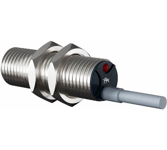 Индуктивный датчик Prompower kj118-d08pa-d355-ly, латунь, заподлицо, м18, 8 мм, pnp-но, кабель 2 метра KJ118D08PAD355LY 1