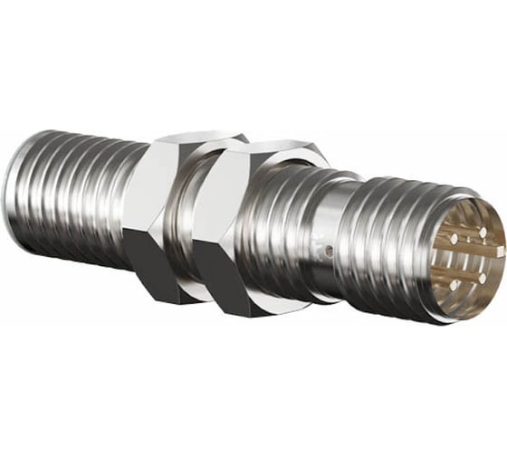 Индуктивный датчик Prompower kj112-d04pa-ds1250-ly, латунь, заподлицо, м12, 4 мм, pnp-но, разъем m12 KJ112D04PADS1250LY 1