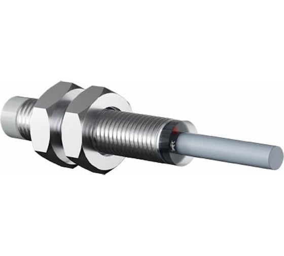 Индуктивный датчик Prompower kt208-d04na-d345-ly, нерж. сталь, незаподлицо, м8, 4 мм, npn-но, кабель 2 метра KT208D04NAD345LY