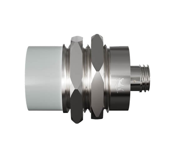 Индуктивный датчик Prompower kt130-d25pa-ds1253-ly, латунь, незаподлицо, м30, 25 мм, pnp-но, разъем м12 KT130D25PADS1253LY