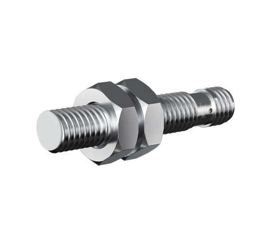 Индуктивный датчик Prompower kj208-d02na-ds845-ly, нерж. сталь, заподлицо, м8, 2 мм, npn-но, разъем m8 KJ208D02NADS845LY