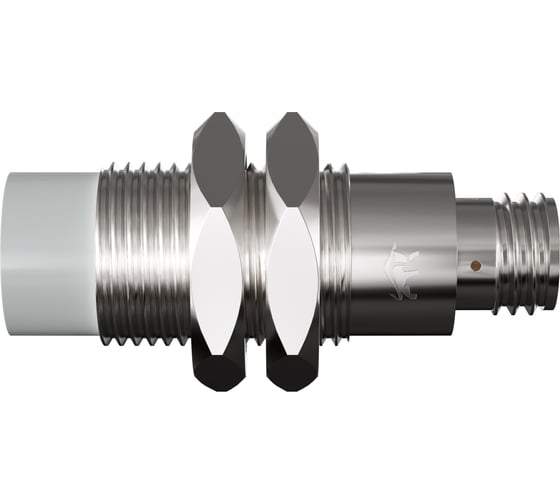 Индуктивный датчик Prompower kt118-d16pa-ds1253-ly, латунь, незаподлицо, м18, 16 мм, pnp-но, разъем м12 KT118D16PADS1253LY