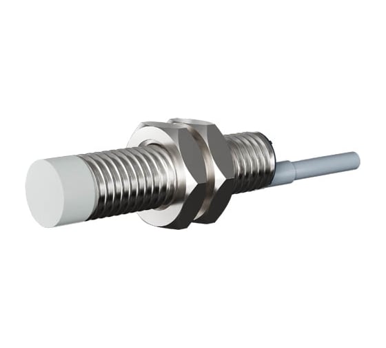 Индуктивный датчик Prompower kt112-d08na-d350-ly, латунь, незаподлицо, м12, 8 мм, npn-но, кабель 2 метра KT112D08NAD350LY