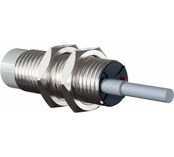 Индуктивный датчик Prompower kt118-d16pa-d355-ly, латунь, незаподлицо, м18, 16 мм, pnp-но, кабель 2 метра KT118D16PAD355LY 1