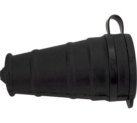 Розетка MasterProf кабельная с заземляющим контактом, каучук, 16a, ip44, 250v ЭТ.130007