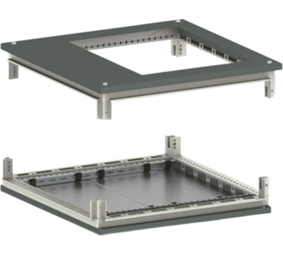 Крыша с фланцем и основание для напольных 19" it-корпусов дкс серии cqe DKC 800x1000, ral7011 R5KTB810FIT 1