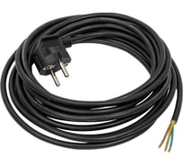 Электрический шнур с вилкой REXANT пвс 3x0,75 мм2 5м (черный) 11-1309