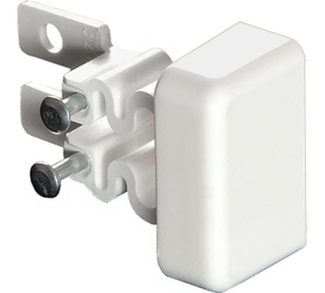 Заглушка Legrand торцевая для мини-плинтусов DLPlus 40x20 белый 031211