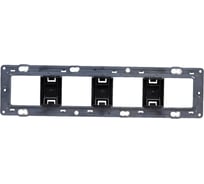 Суппорт Legrand, монтаж на винтах Программа Batibox вертикальный/горизонтальный монтаж 4 -местный -10 модулей 080254