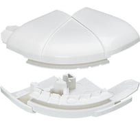 Угол розетка Legrand внутренний переменный от 80° до 100° для кабель-каналов DLP 65х150/195 1 секция белый 010603