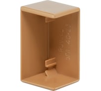 Заглушка для РКК Рувинил 40x25 коричневая упаковка 20 шт ЗГЛ-40х25-К