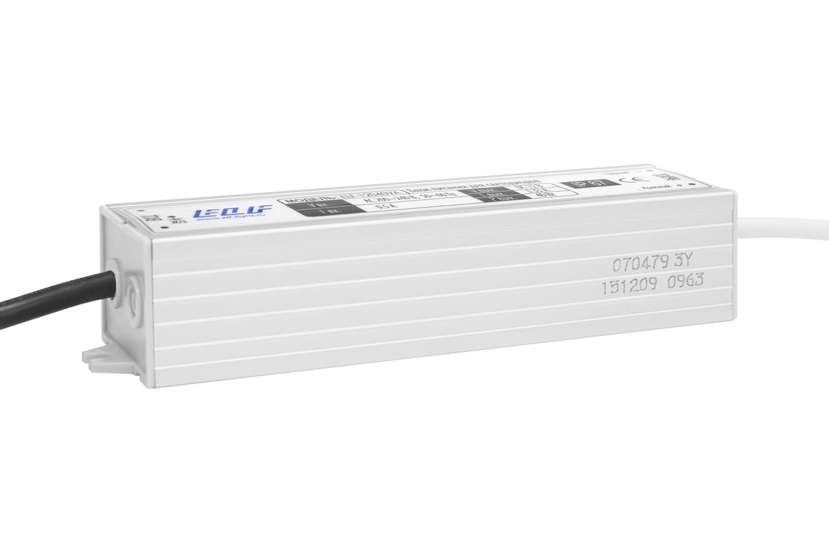 Герметичный блок питания ELF 12В, 40Вт, IP67 12040VA - выгодная цена ...