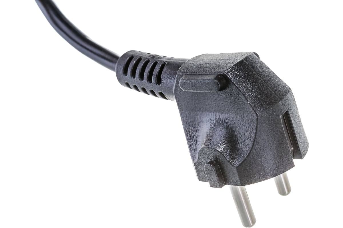 Сетевой шнур RUCELF ПВС-ВП 3х0,75 S22 черный 5 м 00-00003055 - выгодная ...