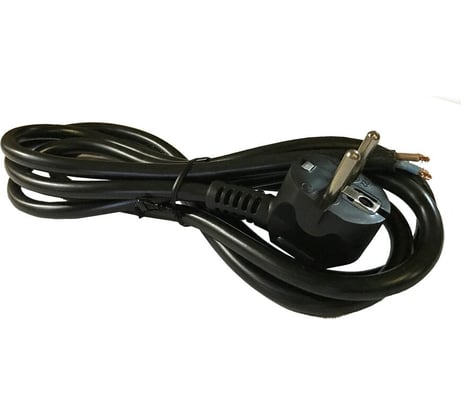 Сетевой шнур RUCELF ПВС-ВП 3х1,0 S22 черный 3 м 00-00003061