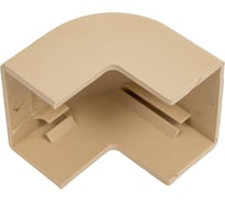 Внешний угол Рувинил для РКК 25x16 бежевый уп 20 шт УВШ-25х16-27М