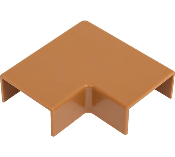 Поворот на 90 градусов Рувинил для РКК 20x10 коричневый уп 20 шт ПВР-20х10-К 1