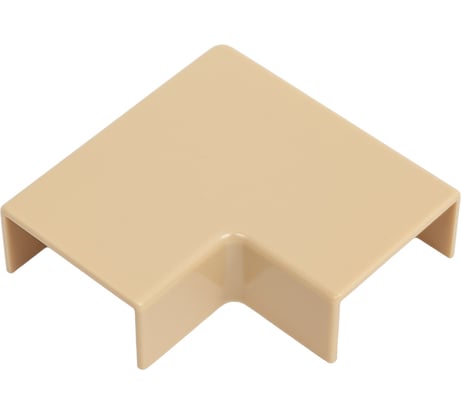 Поворот на 90 градусов Рувинил для РКК 20x10 бежевый уп 20 шт ПВР-20х10-27М