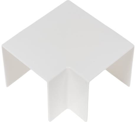 Поворот на 90 градусов для РКК Рувинил 60x60 белый уп 6 шт ПВР-60х60