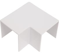 Поворот на 90 градусов для РКК Рувинил 40x40 белый уп 10 шт ПВР-40х40