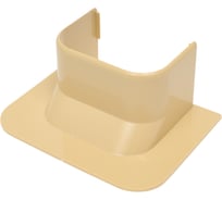 Прямой ввод в стену Рувинил 74x55 мм бежевый 4 шт ПВС-74х55-27М