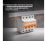 Соединительная шина TDM ELECTRIC 3П 63А FORK (вилка) 12FORK инд. упаковка SQ0802-0104 6