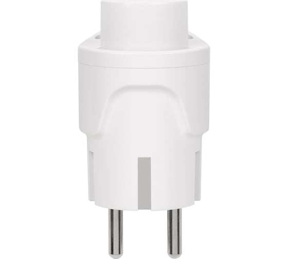 Вилка угловая c/з белая с кнопкой извлечения из сети 16а 250в TDM ELECTRIC SQ1806-0398
