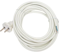 Шнур DORI ПВС 2х0,75 с вилкой 7,0 м белый 41474