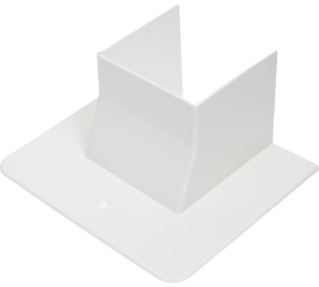 Прямой ввод в стену Рувинил для РКК 60x60 белый 6 шт ПВС-60х60