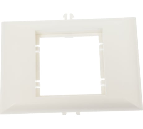 Рамка Рувинил для встраиваемого оборудования 45x45x9 мм белая 14 шт СПР-2-М