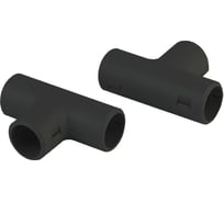 Соединительный тройник Рувинил для трубы 32 мм разъемный уп 10 шт Т01232Ч