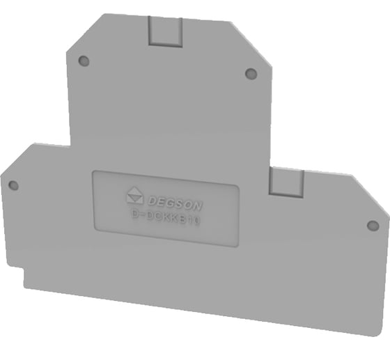 Концевая пластина DEGSON для DCKKB10, серая 50 шт D-DCKKB10-01P-11-00Z(H) 1