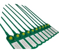 Пластиковая пломба UVE СТРЕЛА стандарт, цвет зеленый (уп. 10 шт.) 418