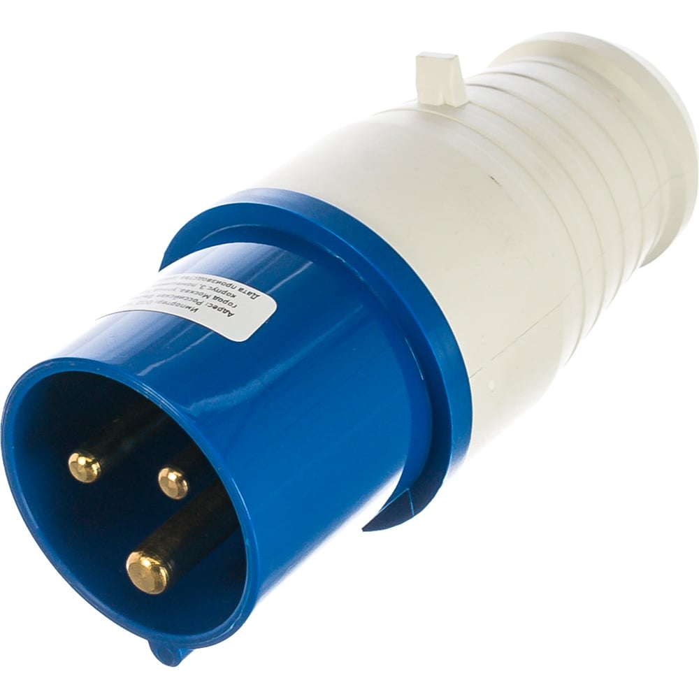 Переносная вилка ЭРА 013 2Р+РЕ 16А 220В IP44 Б0032849 - выгодная цена ...