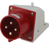 Стационарная вилка ЭРА 524 3Р+РЕ 32А 380В IP44 Б0032859