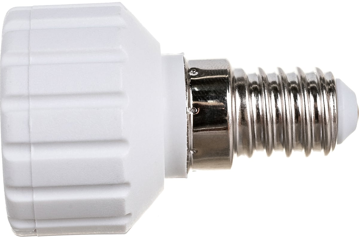 Переходник ЭРА E14-GU10, белый Б0027979 - выгодная цена, отзывы ...