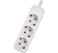 Колодка ЭРА KX-3e 3 розетки, с зазeмлением Б0028338