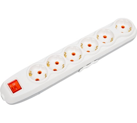 6-местная колодка Nilson с заземлением 46131100