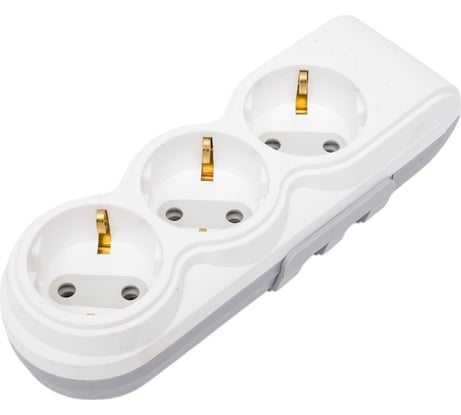 3-местная колодка Ovivo с заземлением, 700-000000-113