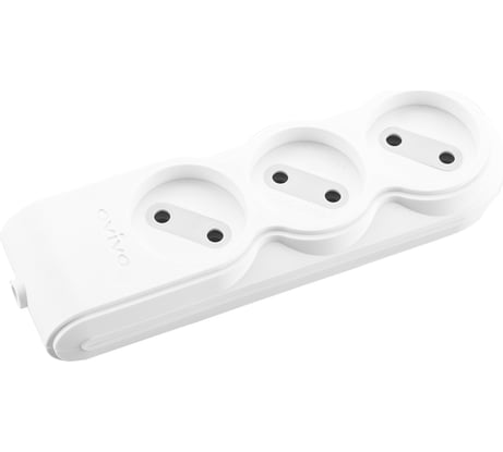 3-местная колодка Ovivo без заземления, 700-000000-103