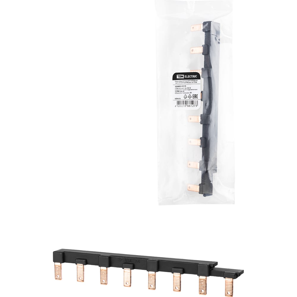 Соединительная наборная шина TDM ШСН 2П 63А 4x2PIN(тип A) SQ0802-0310 ...