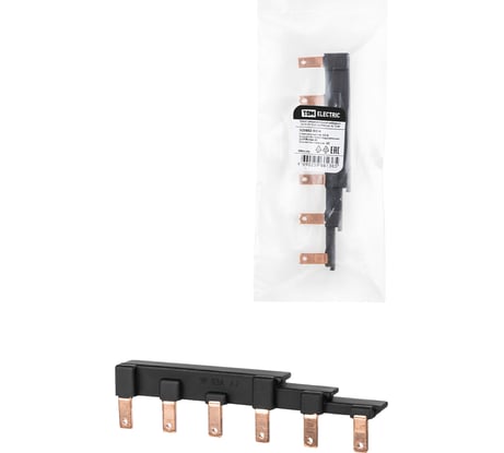 Соединительная наборная шина TDM ELECTRIC ШСН 3П 63А 2x3PIN(тип A) SQ0802-0314