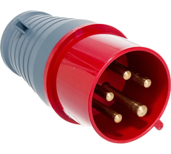 Электрическая кабельная вилка IEK 32А 3P+PE+N 380В IP44 025 ИЭК PSR02-032-5