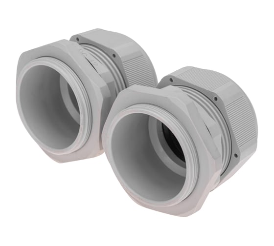 Кабельный ввод REXANT pg-42 (30-38 мм) серый 20 шт 07-8042