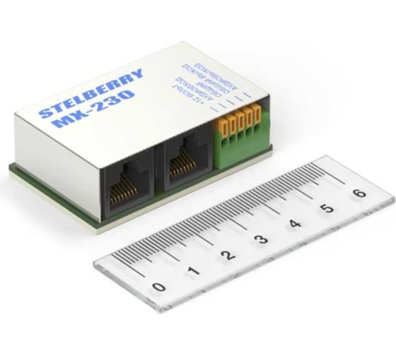 Универсальный миниатюрный проходной PoE-сплиттер Stelberry MX-230 АВ5089173