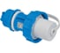 Кабельная переносная вилка TP Electric синий 16a/240в/2p+e/ip68 3101-365-0900 2