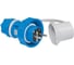 Кабельная переносная вилка TP Electric синий 16a/240в/2p+e/ip68 3101-365-0900 3