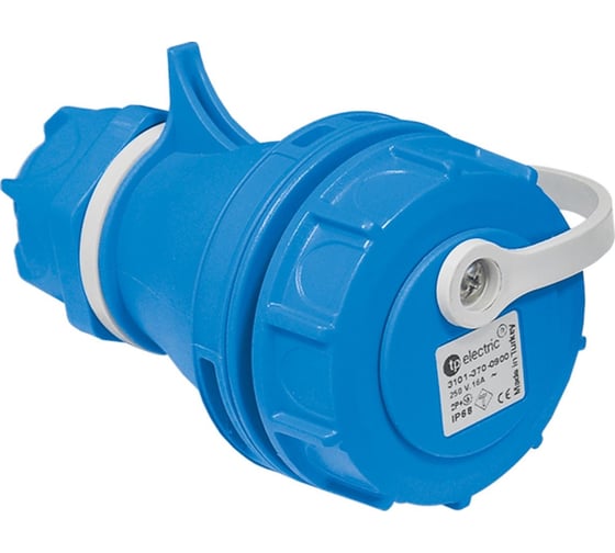 Кабельная переносная розетка TP Electric синий 16a/240в/2p+e/ip68 3101-370-0900